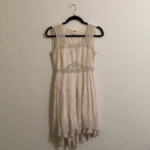 Cream lace dress - Size 4 - Free People